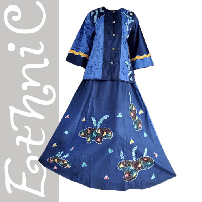 One Set Ethnic Batik/ Set Blouse Rok batik
