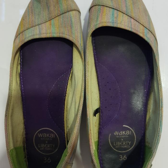 preloved sepatu wanita flat shoes "wakai" liberty ORIGINAL