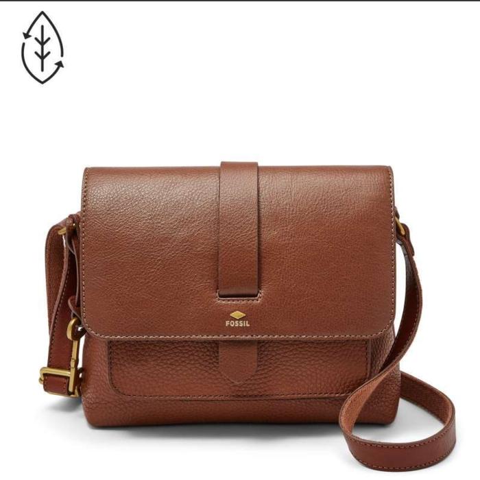 Fossil Kinley Small Crossbody Brown Bag