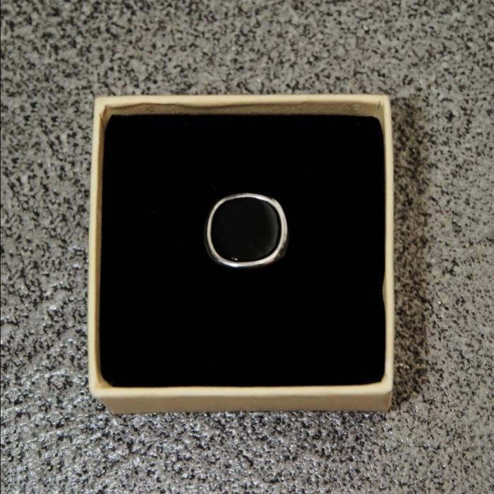 Onyx Ring Dparis Silver