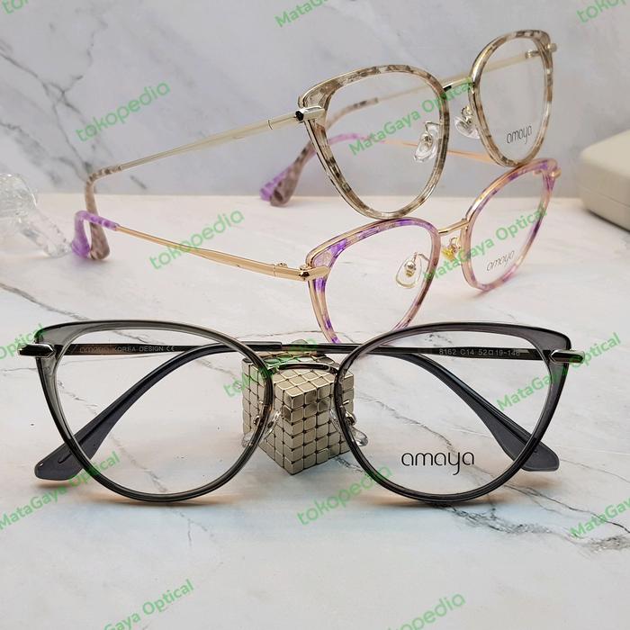 Kacamata Wanita Amaya 8162 TERBARU Cqt Eye Manis Cantik