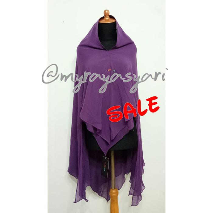 Khimar Syari sisesa short Naomi regal purple sale