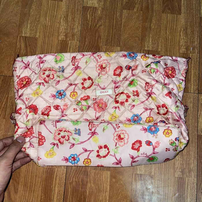 Tas Clutch Oilily Flower - Big Size ORIGINAL AUTHENTIC 100%