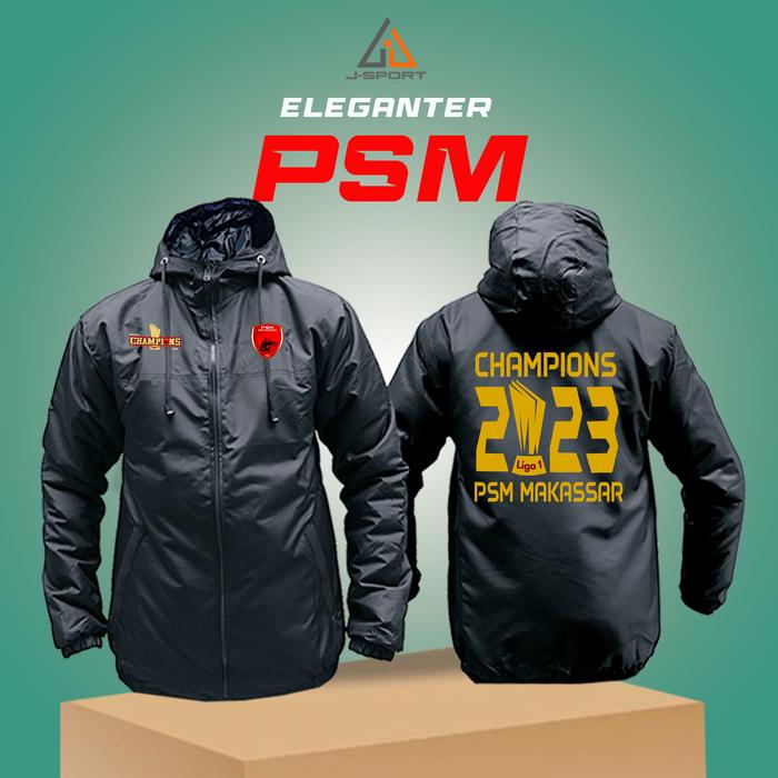Jaket Parasut Pria Logo PSM Makassar Champion Custom