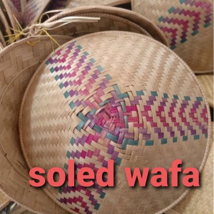 CAPING BAMBU ANAK PETANI MOTIF LOREK TERMURAH PAYUNG ANAK