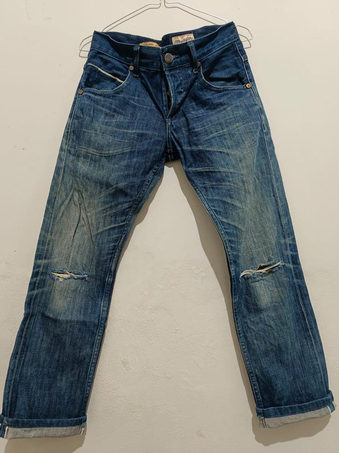 WRANGLER SPENCER SELVEDGE GREEN SIZE 28