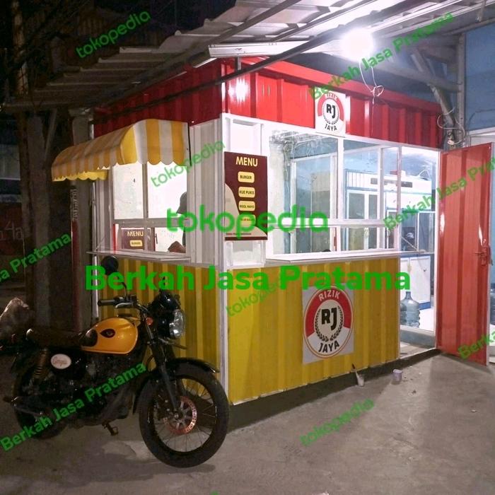 Booth container custom 2x2,5