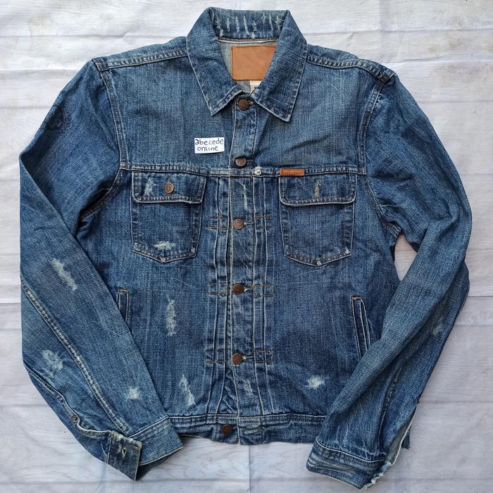 EZRA FITCH selvedge denim jacket size L barunya 2,7juta