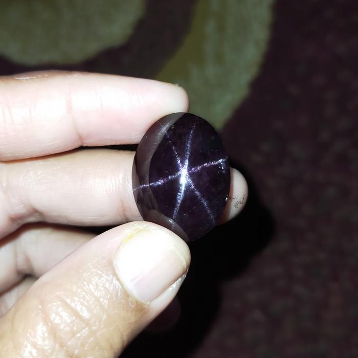 Batu Permata Mulia Natural Garnet Star (A) - Star Garnet