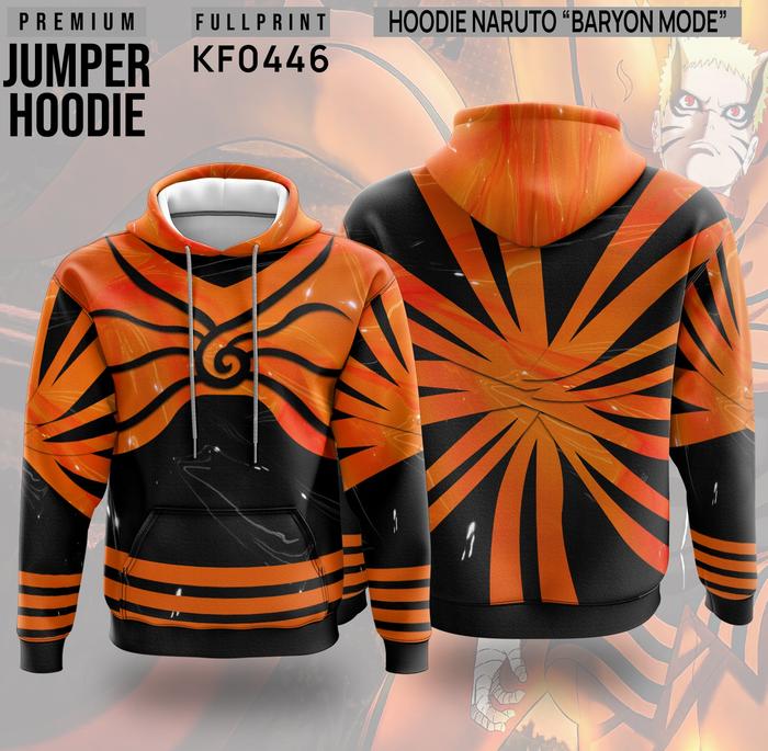 Jaket Naruto Hoodie Baryon Mode
