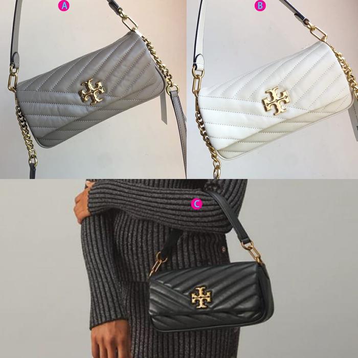 TB Kira Chevron Small Flap Shoulder Bag Original