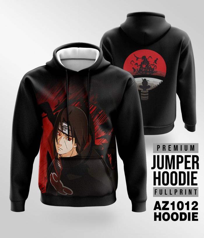 JAKET HOODIE ITACHI FULLPRINT