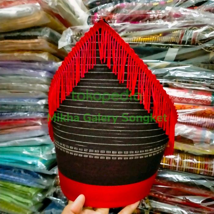 Topi Ulos Ragi Hotang Hitam Ulos Ragihotang