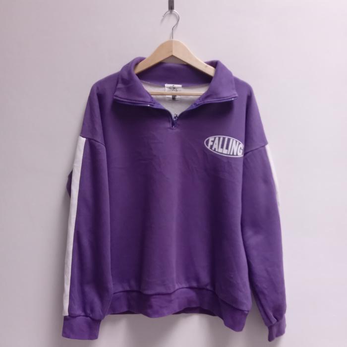 half zip falling unisex second