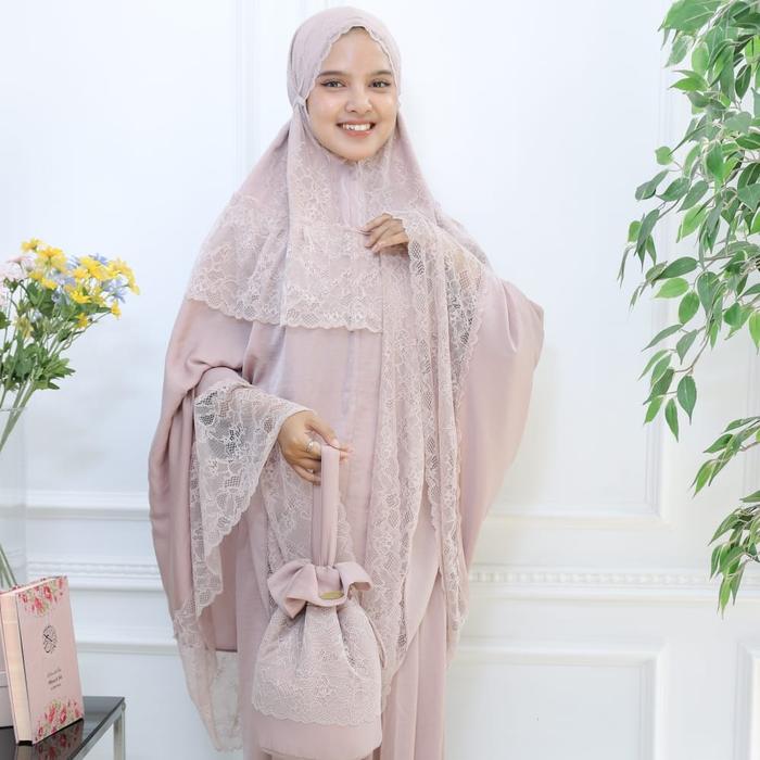 Mukena Lilya Series - Alisya by Olive Mukena (Mukena Lebaran terkini)