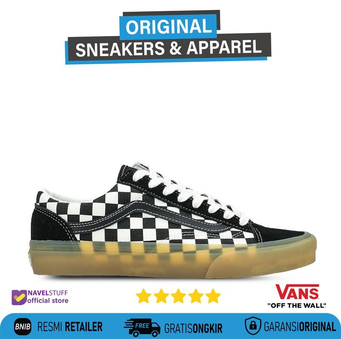 VANS Old Skool Style 36 Black/Marshmallow Original Resmi BNIB