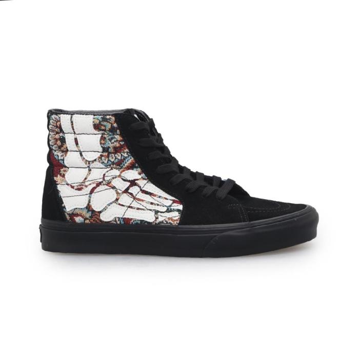 Vans Sk8 Hi Hazy Bones Black True White ORIGINAL RESMI