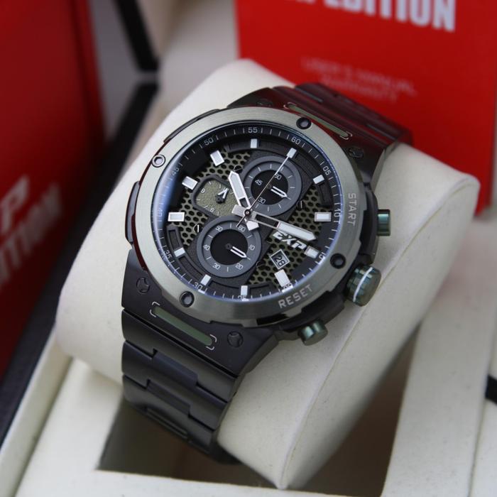 JAM TANGAN PRIA EXPEDITION E 6837 E6837 EXP6837 BLACK GREEN ORIGINAL