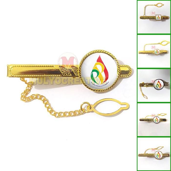 Jepitan Dasi PPI Madiun - Tie Bar Clip Jepit Penjepit Dasi PPI Madiun