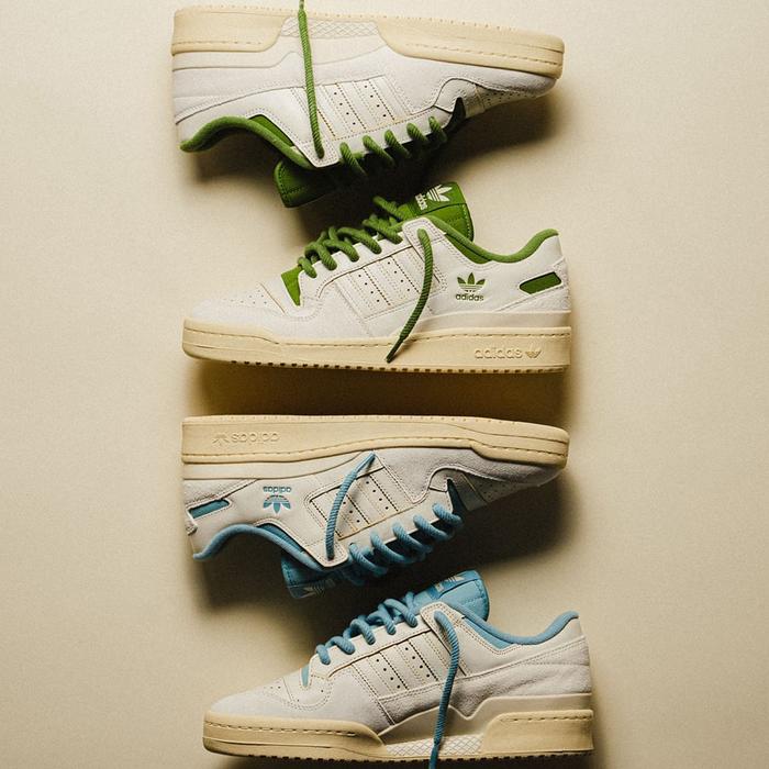 Adidas Forum 84 Low CL White Green/Blue 100% authentic