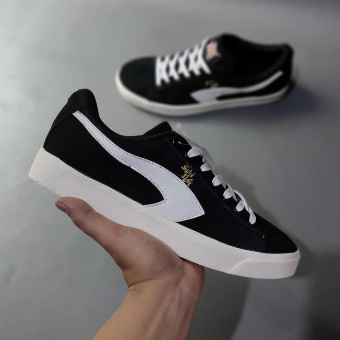 sepatu contrust super skate sepatu black white sepatu suede sepatu bra