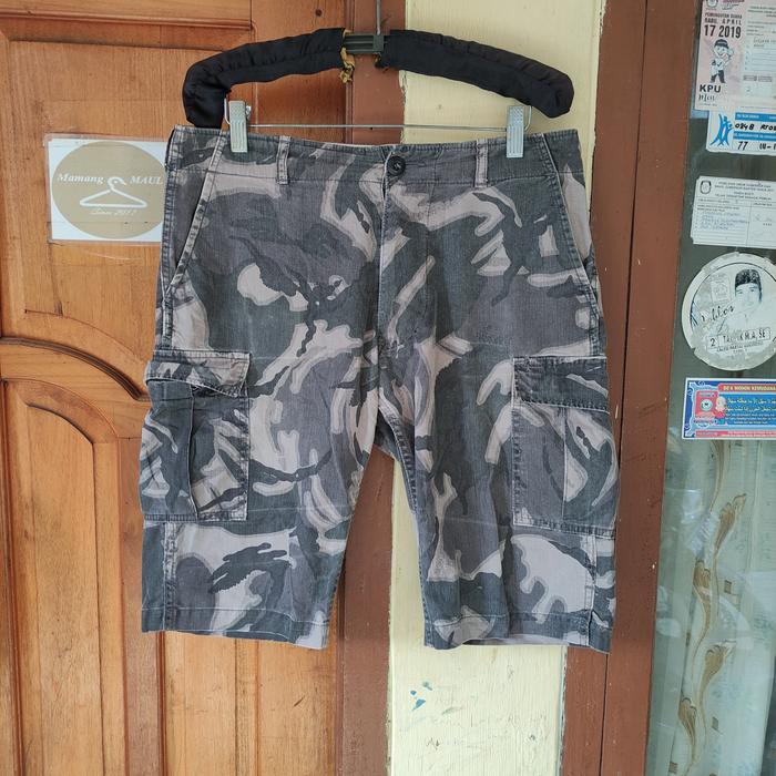 Jual Houston Inc Military Half Pants Camouflage Pattern Size 31