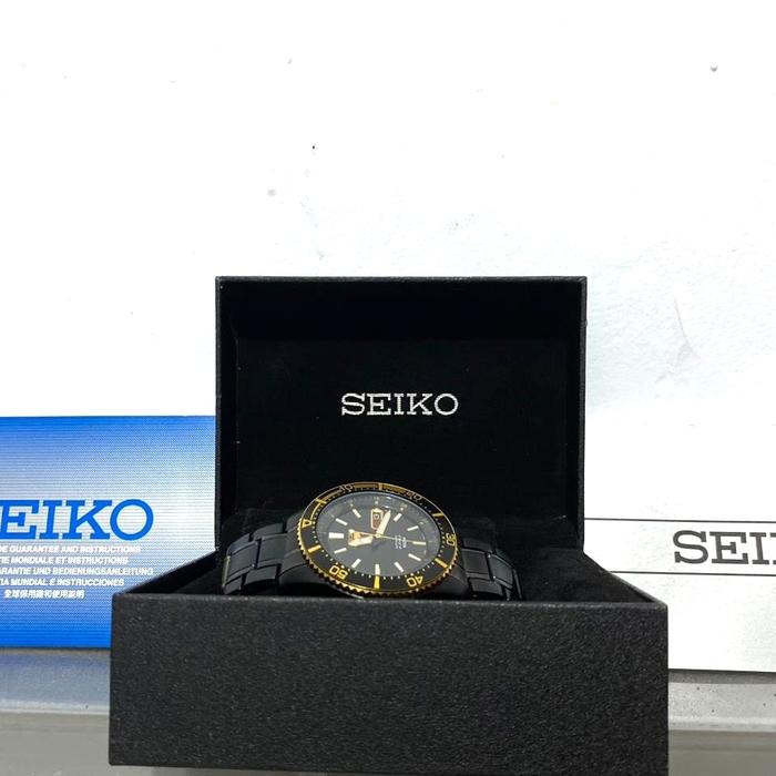 seiko 5 sport srp558k1 black automatic second mulus preloved