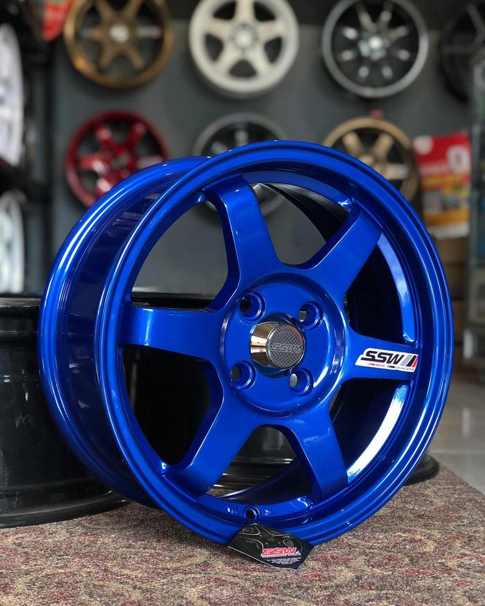 Velg Mobil SSW S205 Te37 R15 Ring 15 Limited Color Original SSW Medan