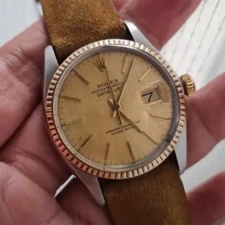 Rolex DateJust 16013 Original Linen Dial Type Analog /Rolex Analog Ori