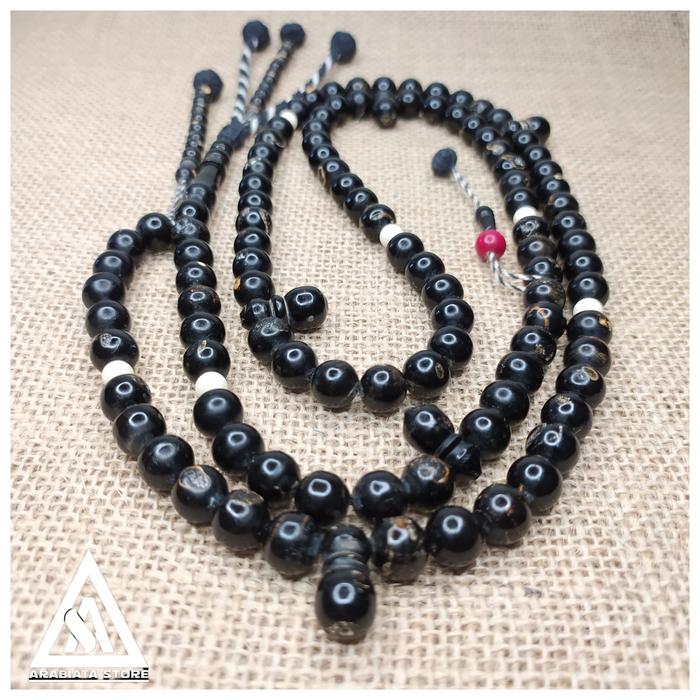 Tasbih Yuser Laut Merah Mix Marjan ,Tulang Onta Seting Tijani