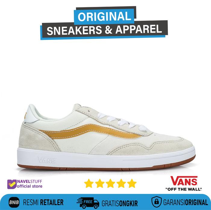 VANS Cruze Too Comfycush Trainer Cream/Yellow Vintage Original BNIB
