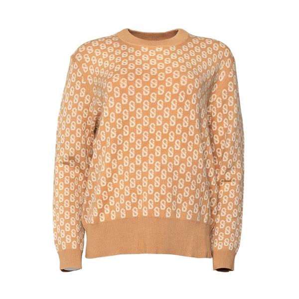 BUTTONSCARVES Everyday Monogram Sweater - Chestnut ORIGINAL