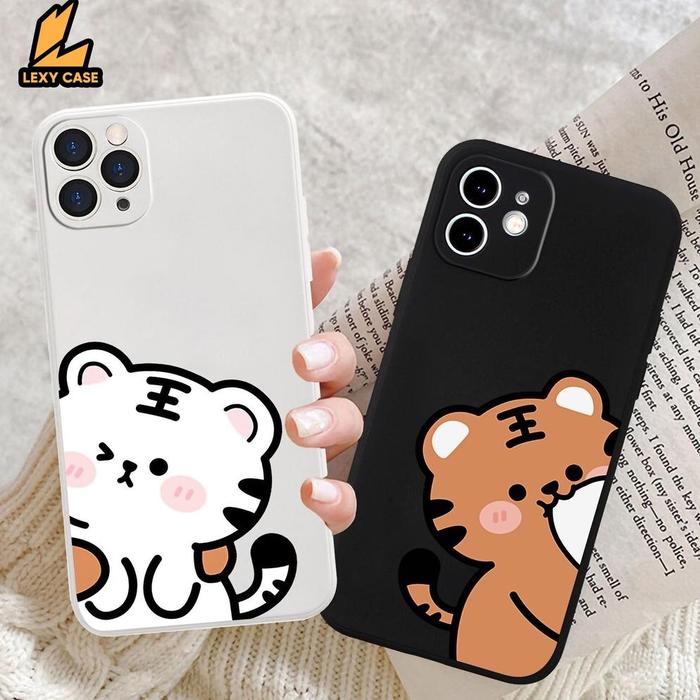 Case Couple Tiger Kiss SM034 REALME C11 C12 C15 C17 C20 C21Y C25Y C30