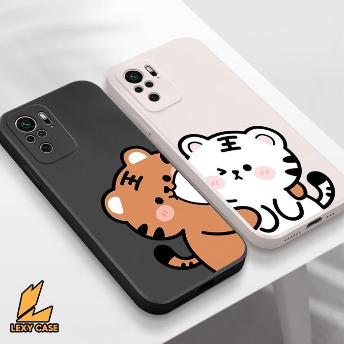 Case Couple Tiger Kiss SM034 Xiaomi Redmi 9 9A 9C 9T 10 10A 10C Note