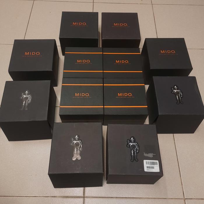 Box Kotak Jam MIDO Original Omega Rolex Tag Heuer Seiko Rado Longines