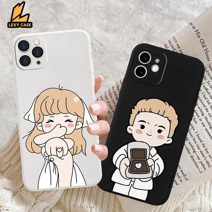 Case Couple Unik Melamar SM072 Xiaomi Redmi 9 9A 9C 9T 10 10A 10C Note