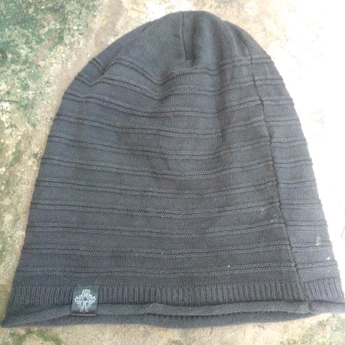 Kupluk bini head Chrome Hearts Dark Grey second original