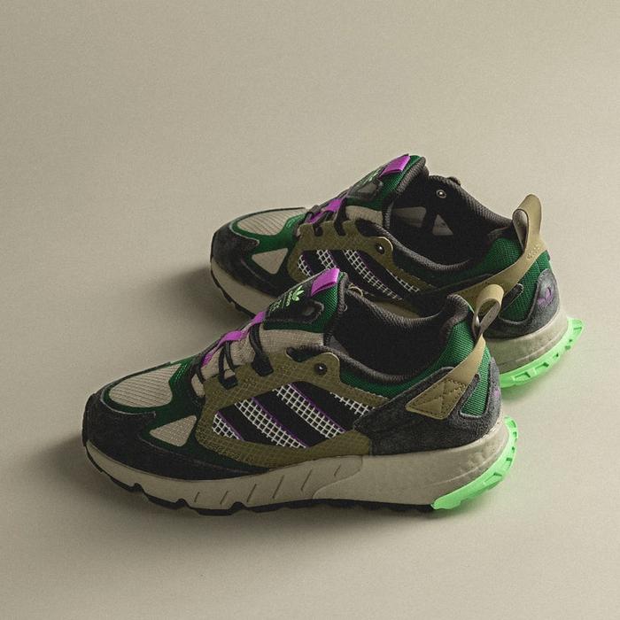 Adidas ZX 1K Boost 2.0 Green 100% authentic