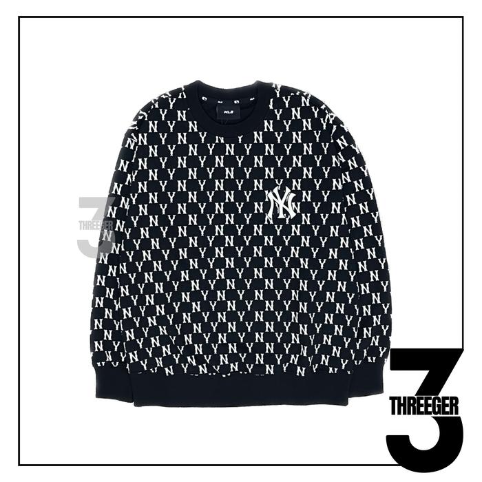 MLB NY Logo Monogram Sweater Black Original