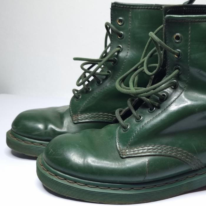 Dr Martens 1460 8 Hole Mono Green Smooth