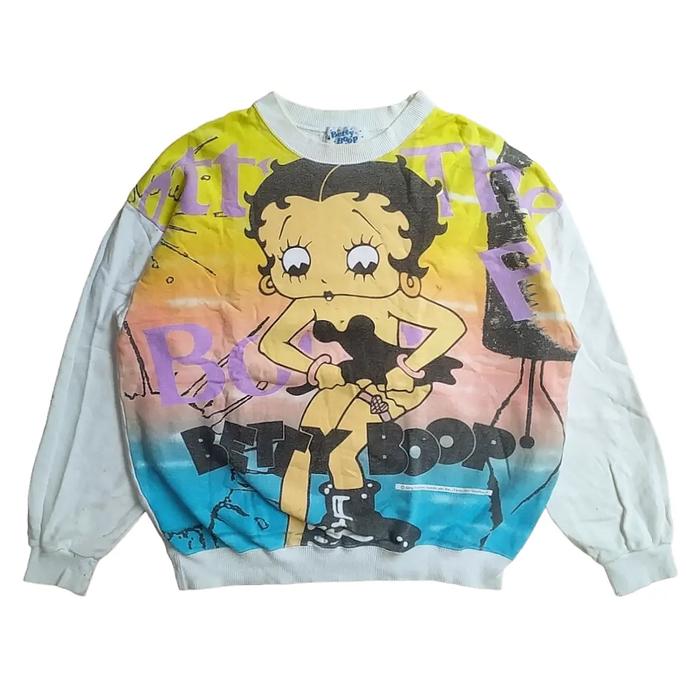 Vintage Betty Boop AOP Crewneck