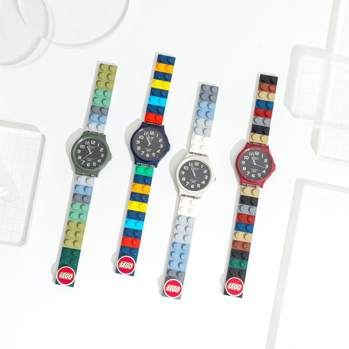 aPCH - (CASIO) LEGO brick watch || Jam Tangan || Jam Lego || Kado Unik