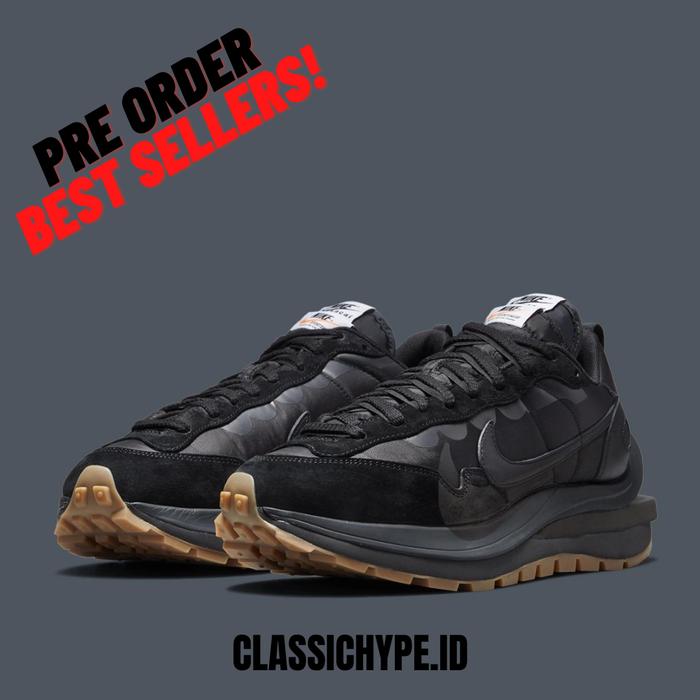 SACAI X NIKE VAPORWAFFLE BLACK GUM