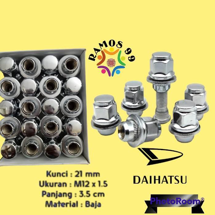 Mur Roda Racing Baut Lugnut Mobil Daihatsu Grandmax Luxio Bahan Baja