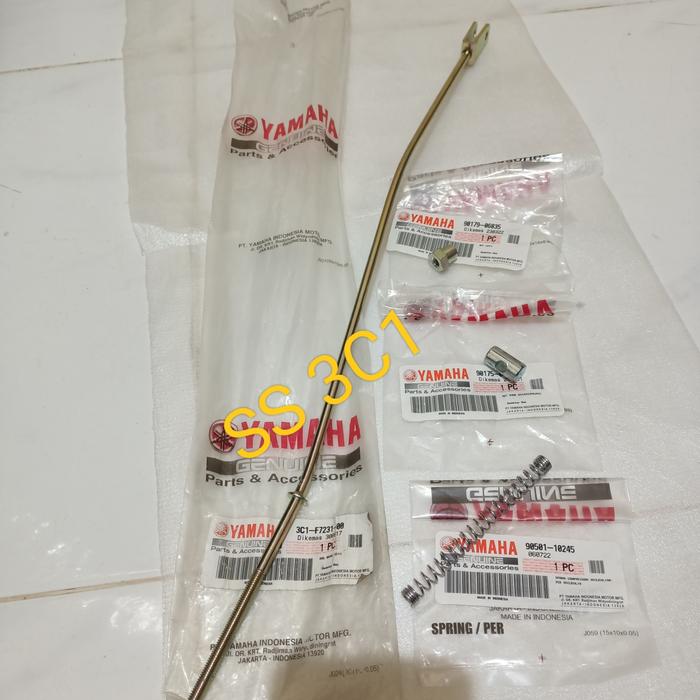 rod brake tiang besi rem belakang vixion old set ori 3c1 f7231 00