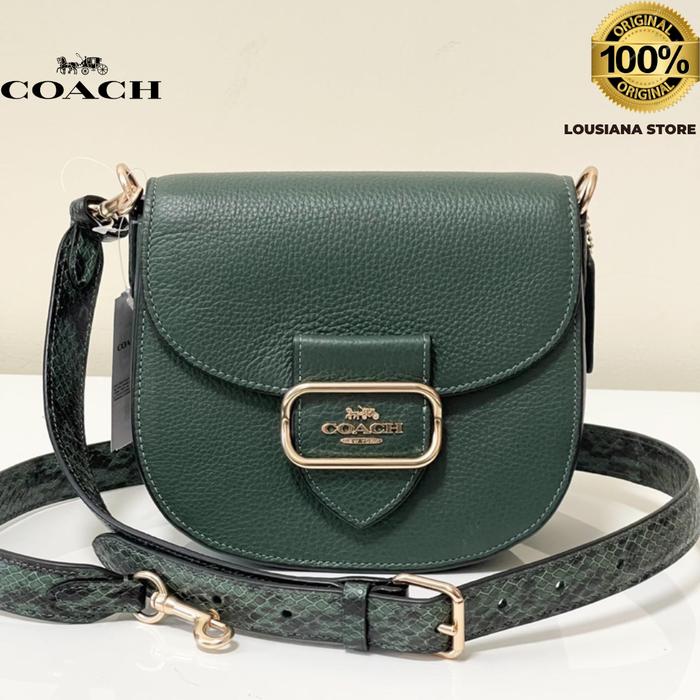 Tas Wanita Coach Morgan Saddle Bag In Im/Everglade Multi