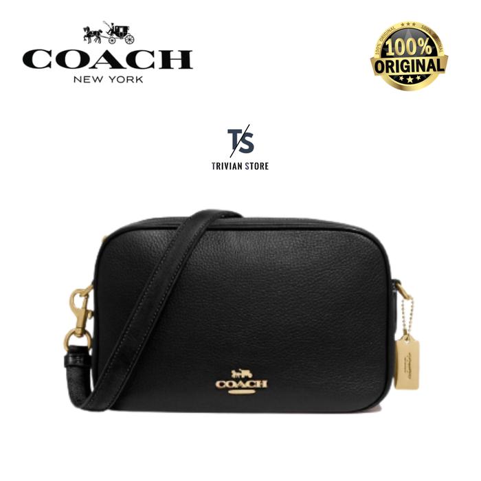 Coach Jes Crossbody Bag Leather Black ORIGINAL
