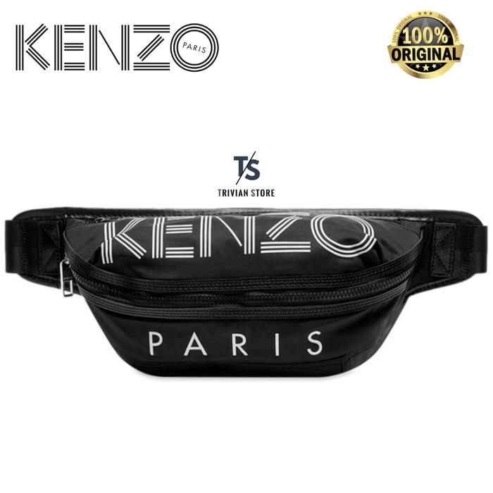 Kenzo's Men Waistbag Belt Bag Logo Paris ORIGINAL