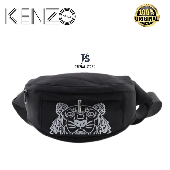 Kenzo's Waistbag Belt Bag Tiger Bumbag White ORIGINAL