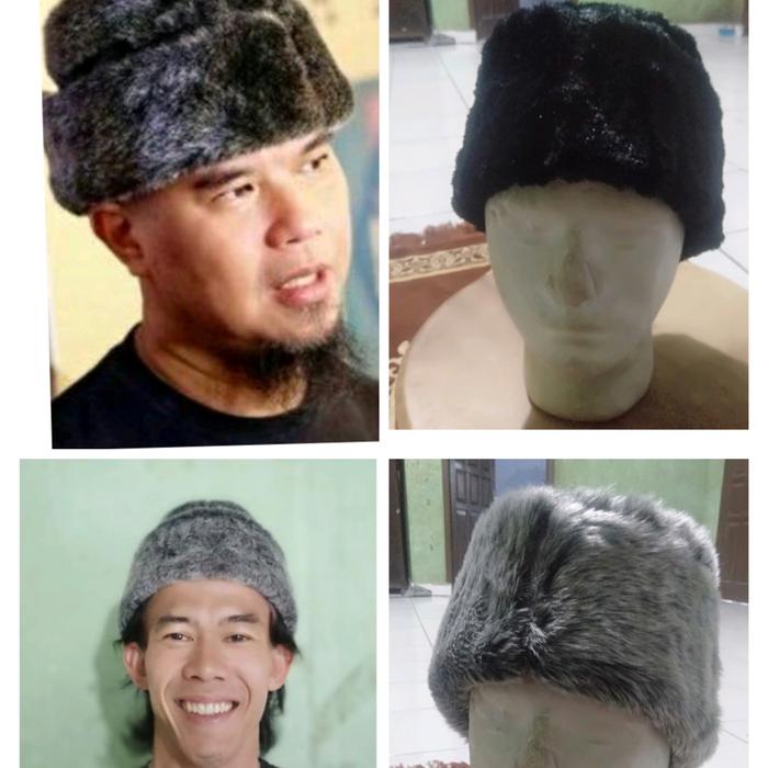Topi Peci Ahmad Dhani bahan fur import